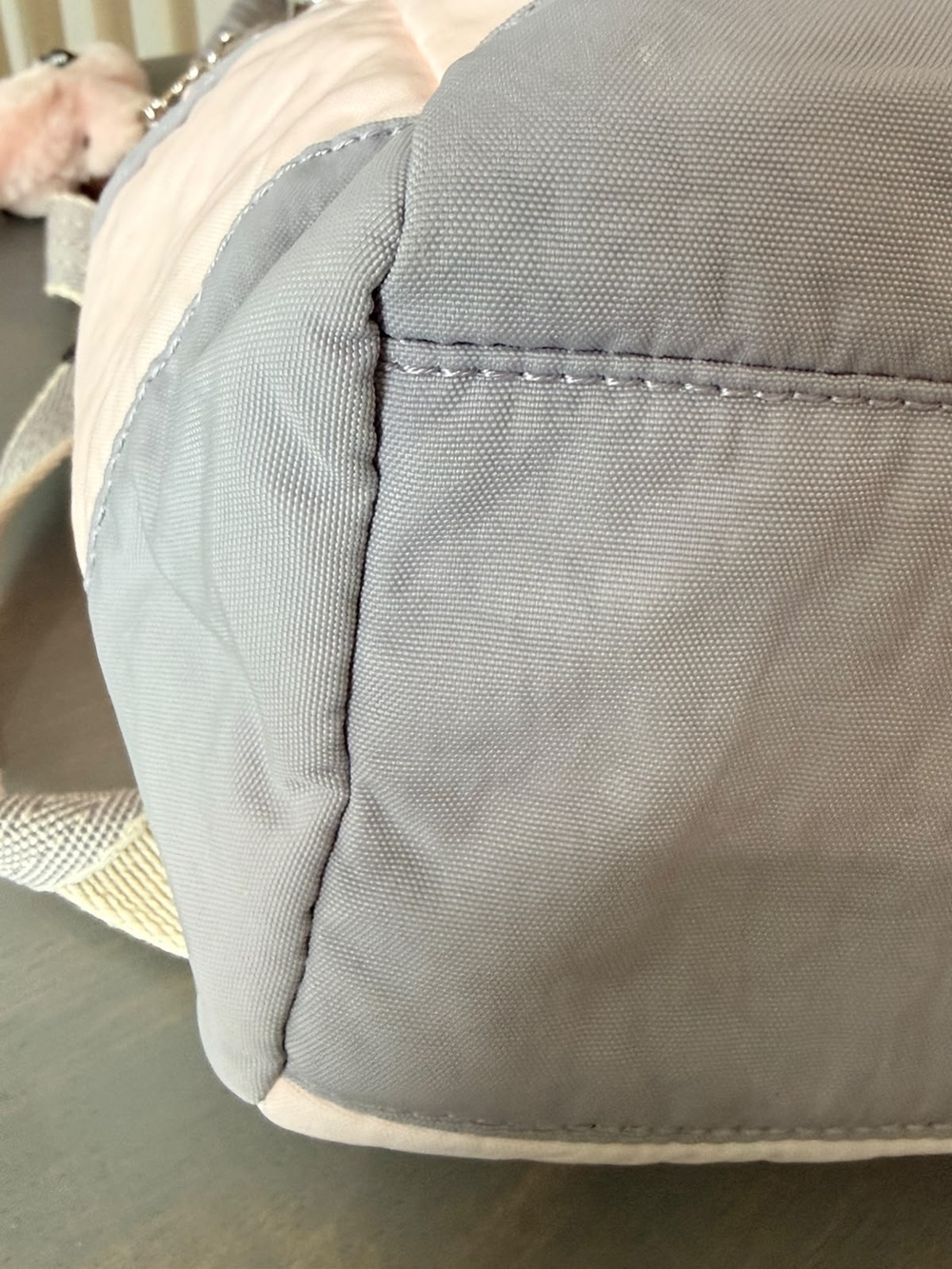 Kipling Pastel Pink & Light Blue Backpack - Picture 7 of 11